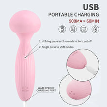 Load image into Gallery viewer, Mushroom Charging Vibrator Female Masturbation Double Headed