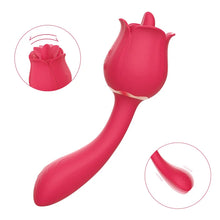 Load image into Gallery viewer, Rose Vibrator With Handle