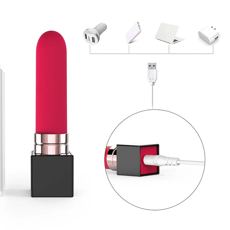 Mini Lipstick Vibrator Speed Adjustable Privacy Bullet Stimulator