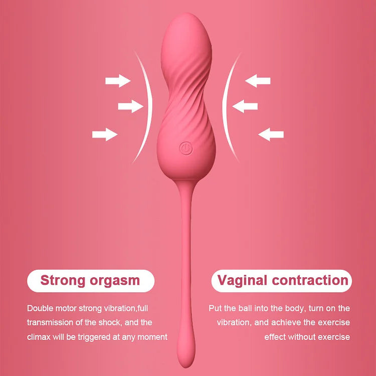 Women's Wireless Egg Skipping Masturbator Vaginal Dumbbell Stimulation Vaginal Vibrator