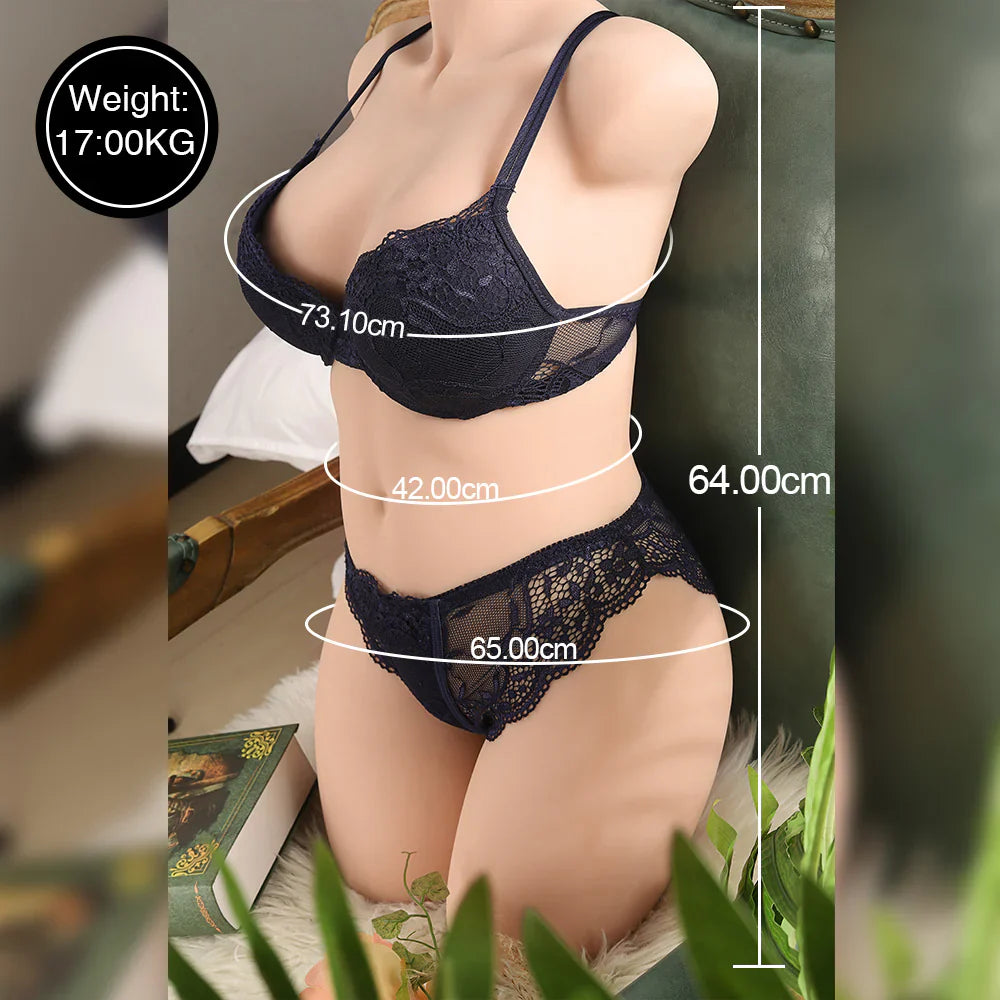 Isabella - 37.4LB Realistic Life-Size BBW Sex Doll Torso