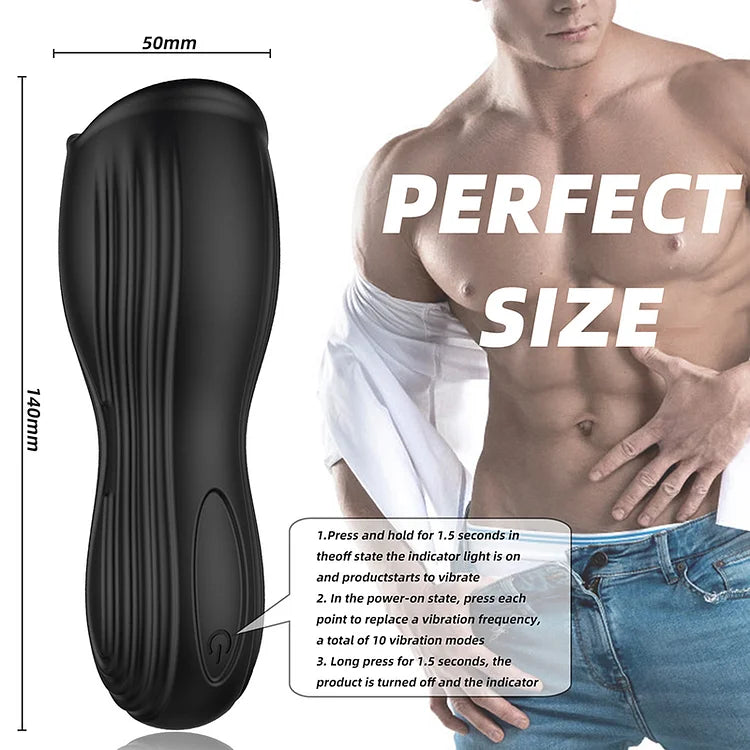 Automatic Male Masturbators Vibration Silicone Vagina Masturbation Cup