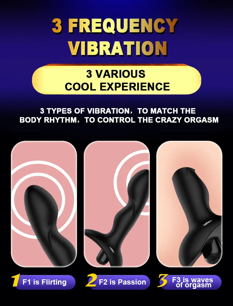 New Raptor Male Massager, Anal Plug Massage Stick, Vibrator, Adult Sex Toy