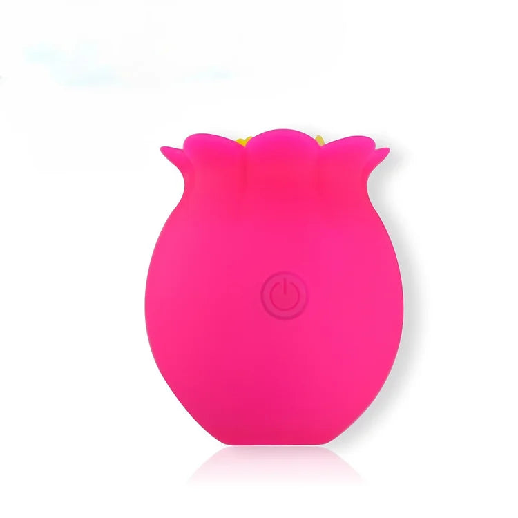 Tongue Licking Vibrator - Rose Shaped