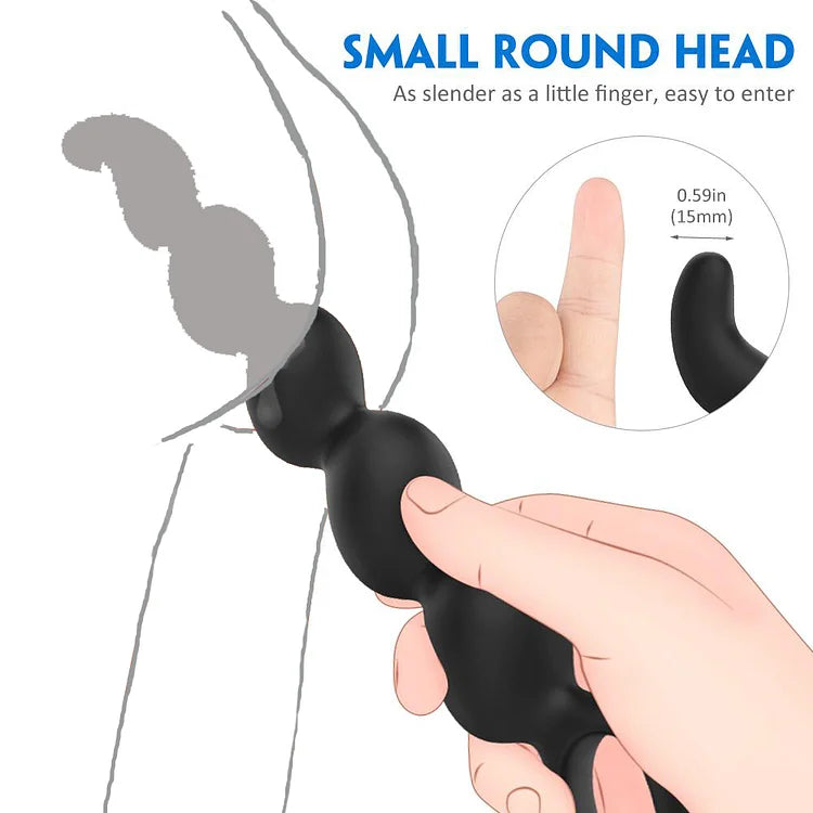 Silicone Anal Beads Prostate Massager Anus Backyard Beads Butt Plug