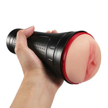 Load image into Gallery viewer, 2 IN1 Vibrating &amp; Realistic Vagina Fleshlight Masturbator