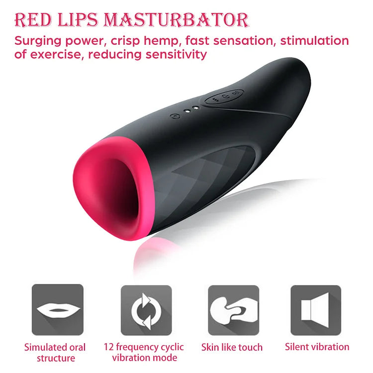 Heated Oral Sex Aircraft Cup Penis Exerciser Allows Men's Masturbation