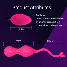 Load image into Gallery viewer, Remote Control Vibrating Jumping Egg Dildo Wireless Female Massage Stimulation Vaginal Masturbation