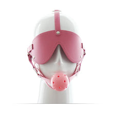 Load image into Gallery viewer, Bdsm Mouth Ball Gag With Eyeshade Combination Set Sex Toy For Adults