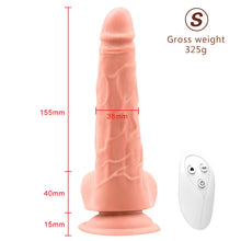 Load image into Gallery viewer, Wireless Remote Control Vibration Flex Swing Heating Dildo