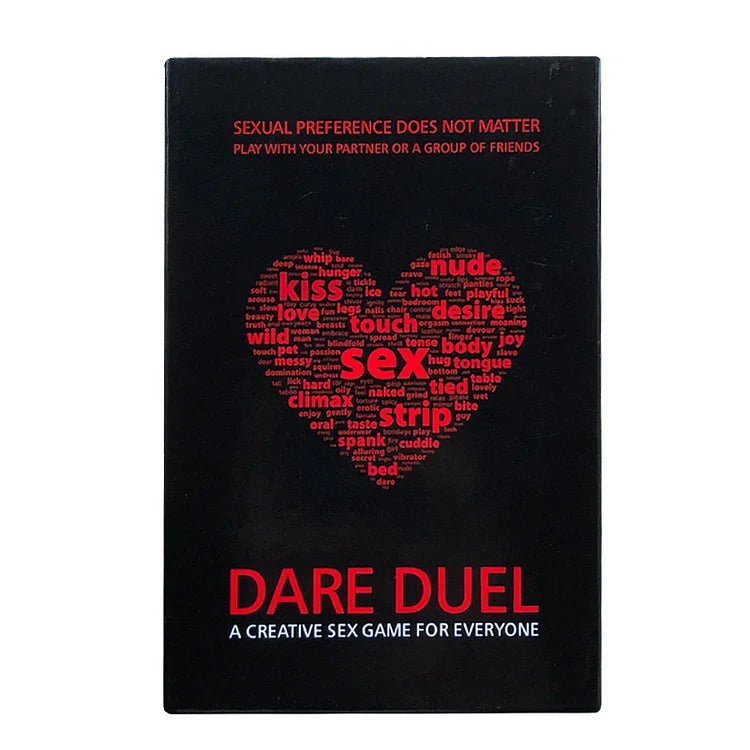 Dare Duel - A Erotic Stimulate Sexual Postures Romantic Game For Couples Sex Game Card