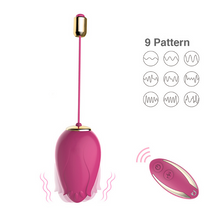 Load image into Gallery viewer, Remote Control Rose Vibrator Egg Massager