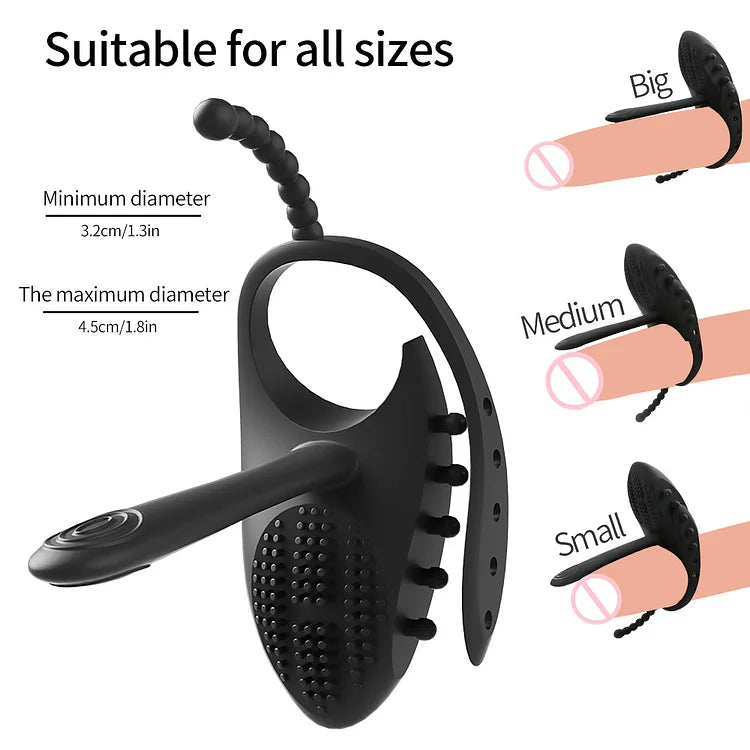 Wireless Remote Male Penis Rings Delay Ejaculation Ring Penis Vibrating Cock Ring