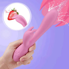 Load image into Gallery viewer, Rabbit Dual Motor Heating Vibrator