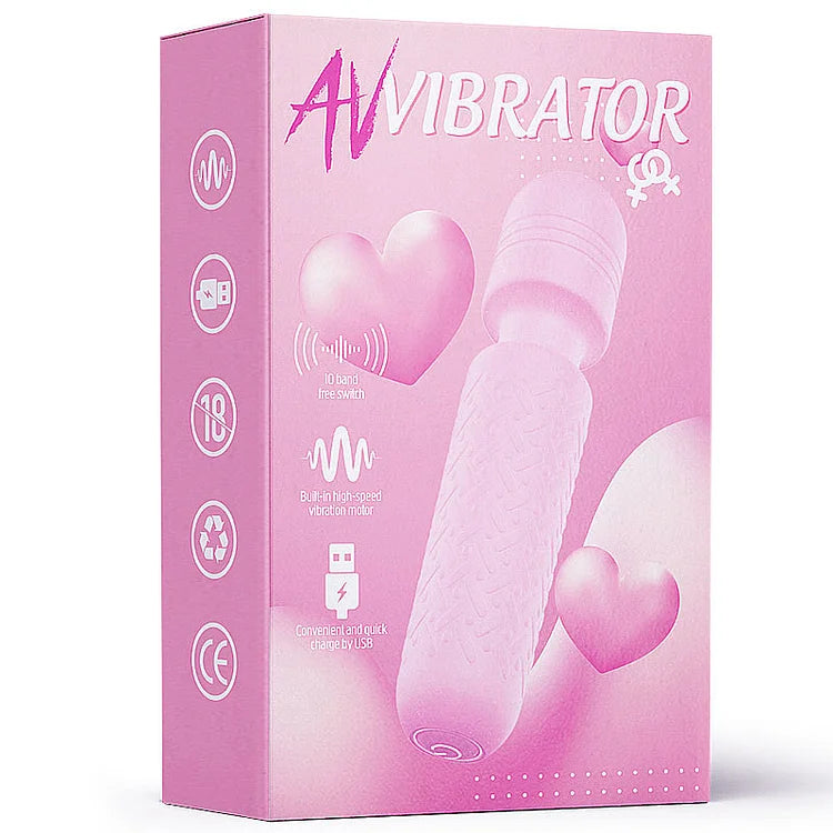 Dildo Vibrators Mini Av Portable G-spot Clitoral Stimulator Sex Toys For Adult