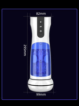 Load image into Gallery viewer, 7 Frequency Strong Telescoping Vibrating Male Stroker with UV Disinfection Heating Base