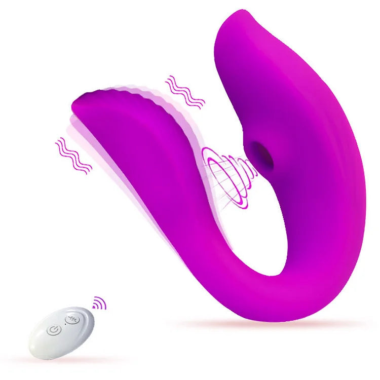 Remote Control Wearable 10 Frequency Sucking Vibrator