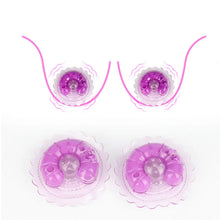 Load image into Gallery viewer, Vibrating Nipple Cover Silicone Breast Massager