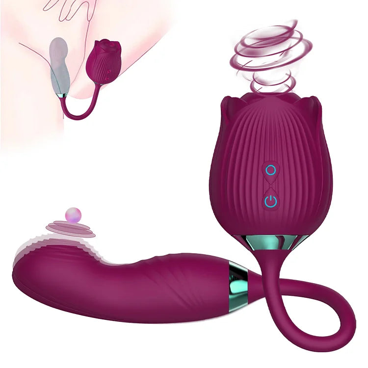 Rose Vibrator Clitoris Stimulator