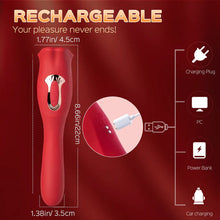 Load image into Gallery viewer, Eva - Biting Mouth Vibrating Tongue Clit Stimulator G-spot Vibrator