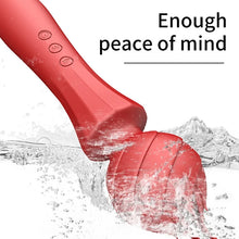 Load image into Gallery viewer, Rose Head G-spot Flexible Vibrator