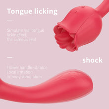 Load image into Gallery viewer, Rose Vibrator With Handle