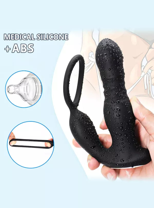 Prostate Massager 7 Modes Vibrating Thrusting Wireless Remote Control