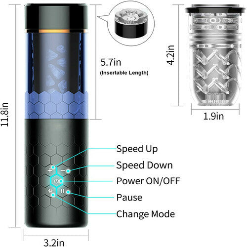 10 Thursting & Rotating Automatic Masturbator For Men