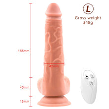 Load image into Gallery viewer, Wireless Remote Control Vibration Flex Swing Heating Dildo