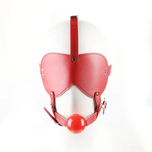 Load image into Gallery viewer, Bdsm Mouth Ball Gag With Eyeshade Combination Set Sex Toy For Adults