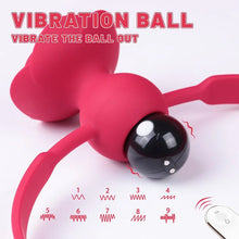 Load image into Gallery viewer, Rose Vibrator Mouth Ball Rose