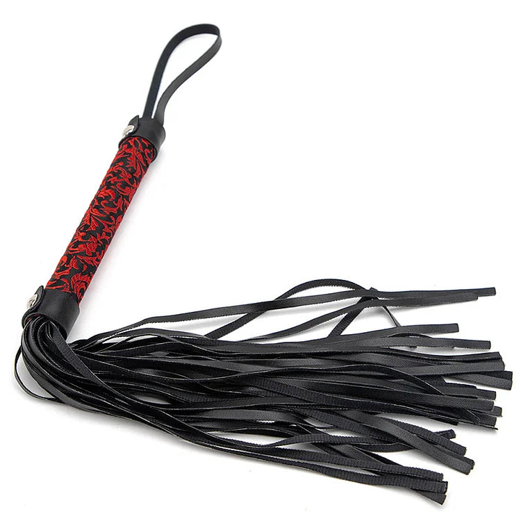 Sexy Spanking BDSM Whip Bondage Flogger Whip For Women Couple Sex Toy PU Leather