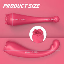 Load image into Gallery viewer, Usb Rechargeable Rose Body Wand Massager