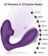 Load image into Gallery viewer, Clitoral Sucking Vibrator G Spot Dildo Clit Stimulator With 10 Suction And Vibration Patterns