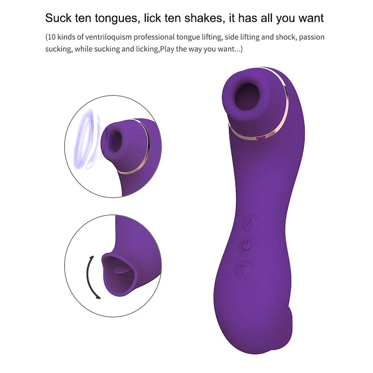 Clitoral Sucking & Licking G Spot Vibrator