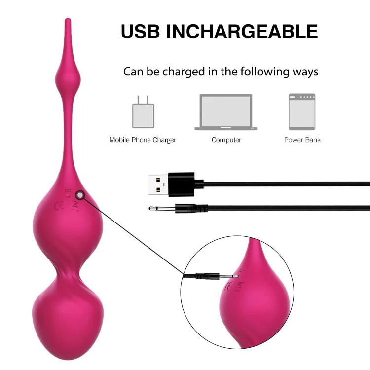 G-spot Stimulation Clitoris Vaginal Kegel Ball Vibrator Female Masturbator For Women