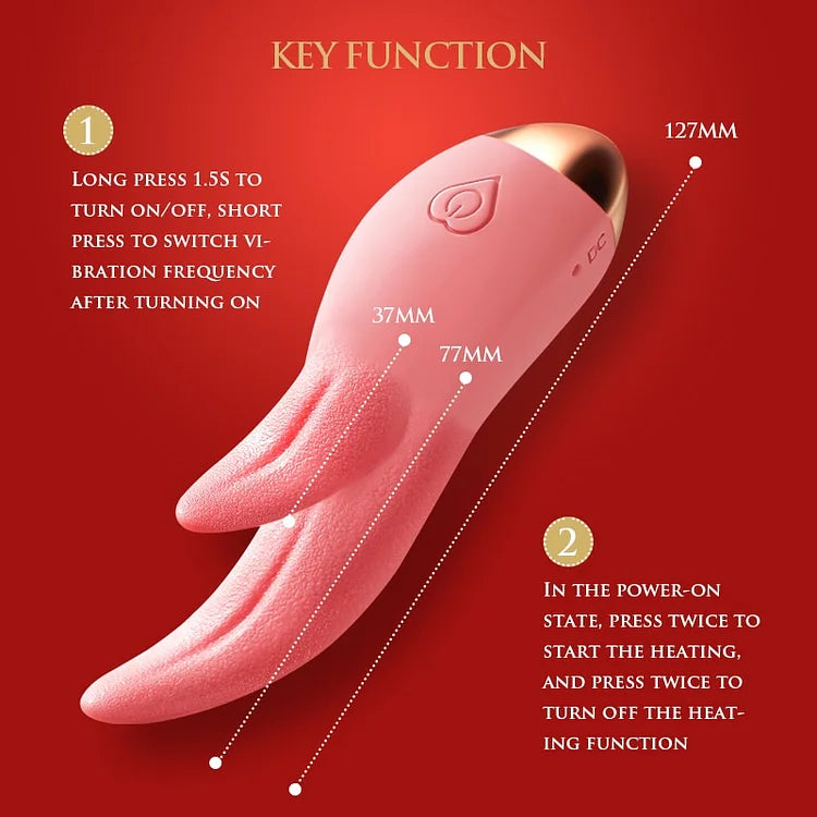 Licklip Tongue Licking Vibrator For Women G Spot Clitoris Vagina Anal Nipple Stimulation Adults Sex Toys For Female Masturbation