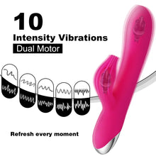 Load image into Gallery viewer, Rabbit Vibrator 10 Speed G Pot Clitoris Stimulation Massage