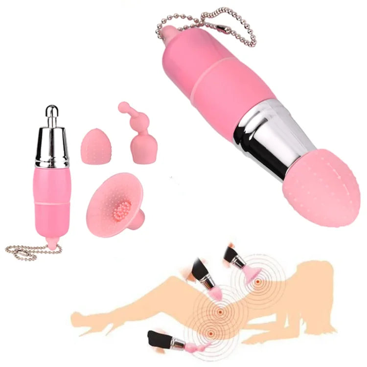 Small Gourd Three Piece Fun Mini Av Stick Vibration Massage Stick Female Masturbation Appliance