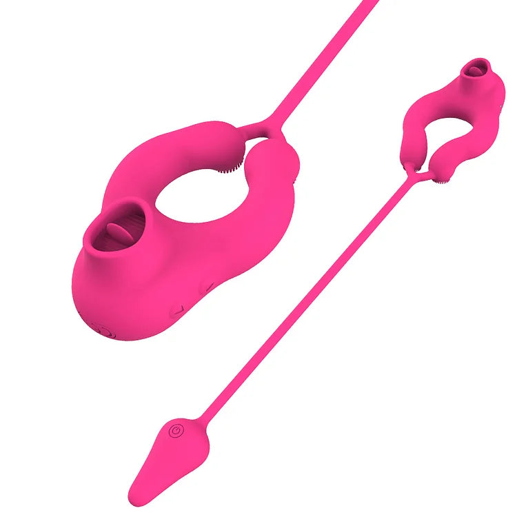 Clit Stimulator Cock Sleeve Ring Vibrator