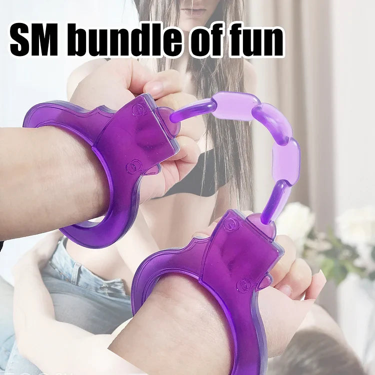 Soft Rubber Handcuffs Bdsm Restraint Toys For Adult