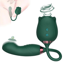 Load image into Gallery viewer, Rose Vibrator Clitoris Stimulator