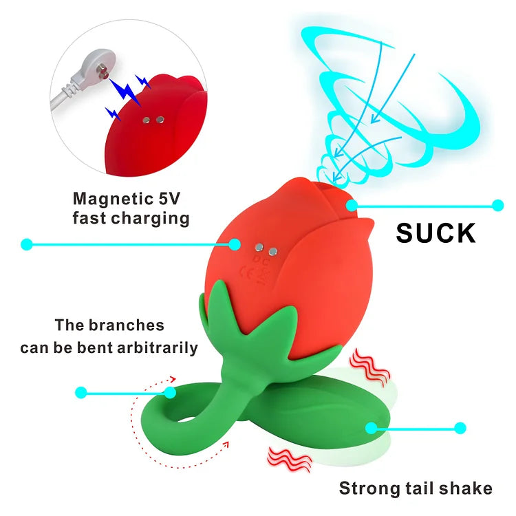 Rose Wireless Remote Control App Vibrating Egg