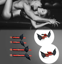 Load image into Gallery viewer, Bat Wing Leather Bdsm Bondage Handcuffs Sex Toy