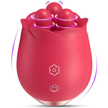 Load image into Gallery viewer, S475 Three Pistils Tongue Kneading And Vibrating Rose Toy