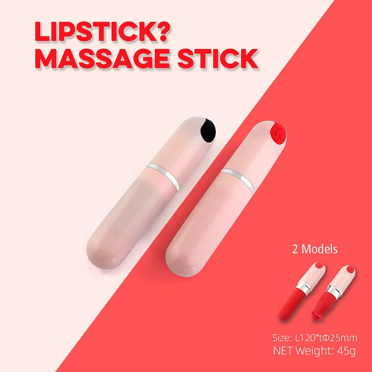 Tongue Lipstick Vibrating Stick Charging Women's Masturbation Device Carrying G-point Stick