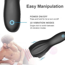 Load image into Gallery viewer, 10 Speed Male Masturbator Penis Massage Vibrator for Men