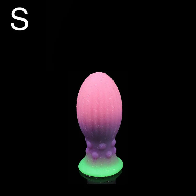 Luminous Huge Anal Plug With Suction Cup