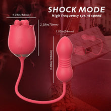 Load image into Gallery viewer, Rose G Spot Clitoral Tongue Vibrator For Women