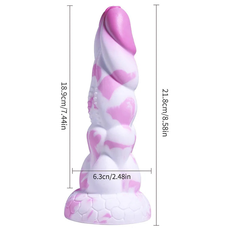 Mixed Color Cotton CandyAnal Plug Male And Female Masturbation Device Silicone Fake Penis Fun Gun Machine Adult Products